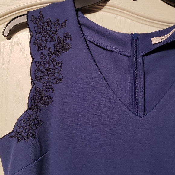 Francesca's Collection Blue dress - Picture 4 of 5